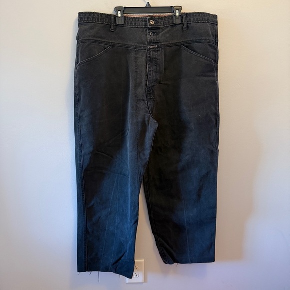 Marithe Francois Girbaud Other - Iconic Vintage 90s Marithé + François Girbaud Black Baggy Jeans – Size 42x29